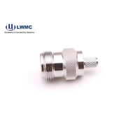 Conector RF de crimpado macho/hembra N para mini cable LMR240/ RG8, conector coaxial RF
