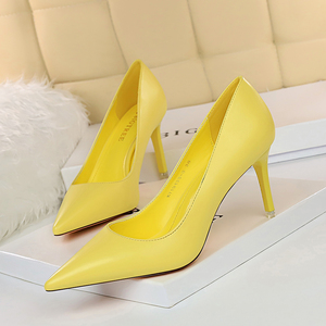 Zapatos de Tacón Alto para Mujer, Estilo Coreano, Nuevos Modelos, Modernos, Simples y Versátiles - Product Image 4