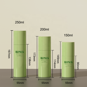 Sinh thái thân thiện pcr <span class=keywords><strong>HDPE</strong></span> 150ml 200ml 250ml chăm sóc da không có không khí nhựa mỹ phẩm chai không có không khí <span class=keywords><strong>Lotion</strong></span> bơm chai - Product Image 2