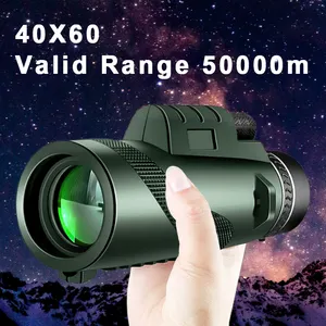 HD Mini 40 X60 Profession elles Mon okular Leistungs starkes Fernglas Wasserdichtes Taschenzoom-Nacht teleskop mit großer Reichweite für den Jagd tourismus