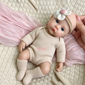Adorable Muñeca Reborn de Silicona de 12 Pulgadas con Extremidades Flexibles y Venas Realistas, Muñeca Interactiva para Niños Pequeños - Product Image 4