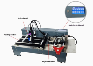 <span class=keywords><strong>Imprimante</strong></span> jet d'encre automatique T620 pour papier flexible et étiquettes, pagination automatique, garantie 1 an, date, numéro de lot, code QR, code-barres - Product Image 2