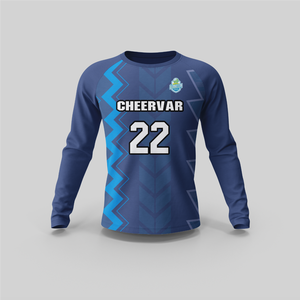 Maglia da Pallavolo Professionale da Uomo a Maniche Lunghe con Collo Rotondo per Allenamento - Product Image 4