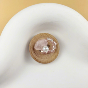 Boutons en bois naturel invisibles tissés et sculptés, style simple, pour cheongsam, hanfu, tricot, vente en gros - Product Image 5