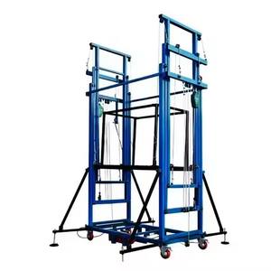 4m 6m 8m 300kg 500kg Échelle de travail de construction pliante Plate-forme élévatrice d'échafaudage électrique portable et pliable - Product Image 5