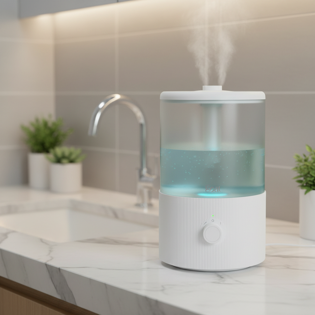 OEM Desktop Air Humidifier with Smart Cool Mist LED Ultrasonic Knob Humidity Control Aroma Function-Top Fill Hot Sale Home Room