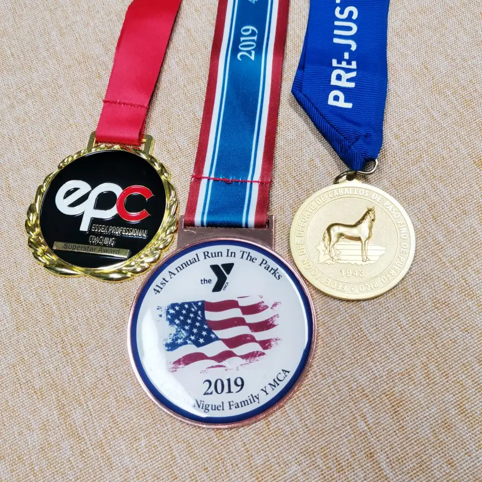 Pinsback Fabricant Personnalisé Taekwondo Conception Libre Métal 3D Étoiles Médaille Gymnastique Danse Cheerleading Médailles