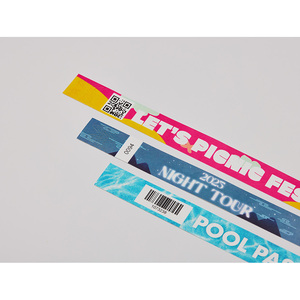 สายรัดข้อมือ Tyvek ทนทาน สีสันสดใส แบบแยกชิ้น ขนาด 25 มม. (1 นิ้ว) สำหรับงานอีเว้นท์ - Product Image 3