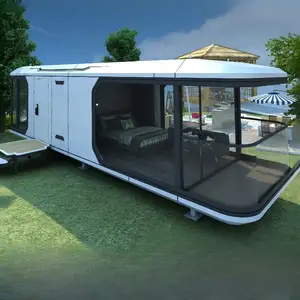 Manufacturer Supplier Tiny Outdoor Housing Home Stay Mobile Prefabricated Space Capsule Container House