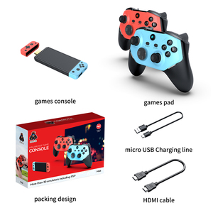 Consola de Juegos M66 4K de 64 GB, Consola de TV con Más de 20000 Juegos Integrados, Soporte Inalámbrico BT Multijugador, Descarga por Red para Fiestas Familiares - Product Image 4