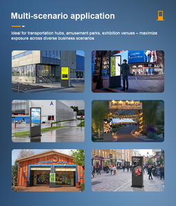 شاشة عرض رقمية خارجية تعمل باللمس بـ <span class=keywords><strong>10</strong></span> نقاط، مقاس 32-65 بوصة، بدقة 4K، سطوع عالي 2000-5000 شمعة، مقاومة للماء IP65، مناسبة لجميع الأحوال الجوية، للرسوم المتحركة - Product Image 6