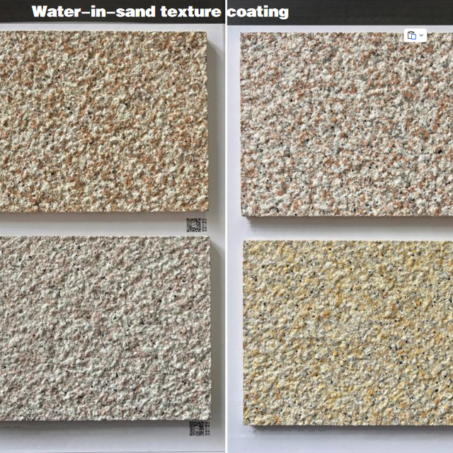 Realistic Water-in-sand Stone Texture Paint Durable Weatherproof Exterior Wall Liquid Coating Natural Stone Effect Acrylic Brush