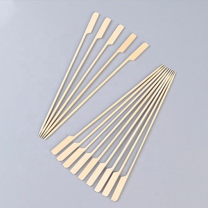 Spiedini Biodegradabili per Barbecue, Bastoncini Naturali in Bambù per Golf, Stuzzicadenti in <span class=keywords><strong>Legno</strong></span> Naturale, Spiedini Piatti per BBQ - Product Image 4