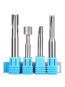 PCD thẳng phay cắt phẳng bóng cuối nhà máy cắt vàng Nhôm gốm cho Gốm Vàng nhôm vật liệu gốm OEM - Product Image 3