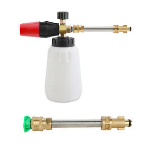 Adaptador SPS <span class=keywords><strong>Bosh</strong></span> para pistola de lavado a presión, Kit de lanza de espuma de nieve de 1L, Conector de varita rápida, lanza de espuma de nieve de alta presión - Product Image 2