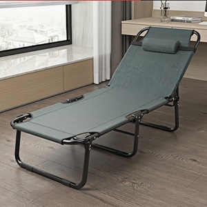 Silla Plegable Impermeable Moderna Ligera de Acero Inoxidable, Tumbona para Exteriores, Cama de Madera para Acampar, Hogar, Jardín, Ocio, Hoteles - Product Image 2