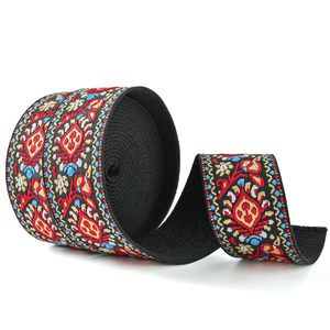 Emobridered Woven Classic 1.5 <strong>Inch</strong> <strong>2</strong> <strong>Inch</strong> Heavy Duty <strong>Webbing</strong> Straps Perfect for Crafts and Sewing, Purse Strap, Belts - Product Image 2