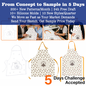 Custom LOGO Bulk Order Factory Price Bib for <strong>Childrens</strong> Adjustable Quick Dry Waterproof Kindergarten Use Kids <strong>Apron</strong> - Product Image 4