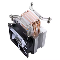 Radiateur en plastique Offre Spéciale de l'usine OEM/ODM, refroidisseur de processeur à 4 tubes, roulement à fluide LED RVB pour Intel LGA1700/1200/1366/115X/775