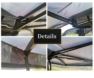 Prix usine Camping en plein air 270 auvent latéral de voiture autoportant Foxing auvent de voiture abri solaire - Product Image 4