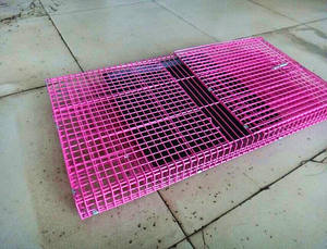 Gabbie per animali domestici rosa di buona qualità a basso prezzo per conigli in vendita - Product Image 3