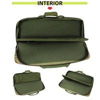 Sac tactique pour armes à feu OEM personnalisé de 28 pouces, étui pour armes à feu camouflage avec poche de rangement avant pour le tir sur le stand