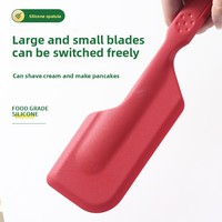 Spatules flexibles en silicone sans BPA, résistantes à 700 °C, compatibles lave-vaisselle et four, faciles à nettoyer, outils de cuisson et de pâtisserie