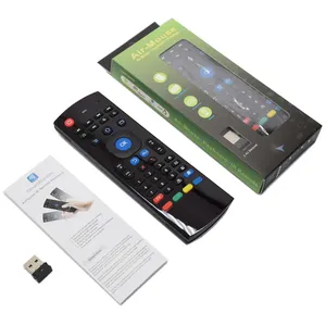 Tastiera mouse dell'aria con funzione di apprendimento IR telecomando per la TV