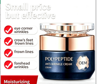 Crème hydratante et réparatrice anti-âge au collagène, niacinamide et peptides (Copper Tripeptide-1 & Polypeptide) – Marque privée