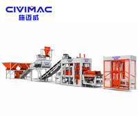 Machines à fabriquer des briques QT6-15, machine entièrement automatique pour blocs creux, pleins et emboîtables, ligne de vibration hydraulique PLC, Fujian