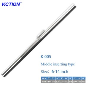 Adaptateur de fixation supérieure pour essuie-glaces à cadre métallique de type insertion intermédiaire en caoutchouc naturel pour voitures Série 3 Jetta - Product Image 3