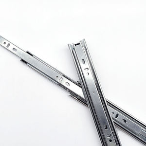 Charnières cachées Rails coulissants absorbant les chocs, billes en acier, rails auto-amorçants pour meubles, armoires et tiroirs - Product Image 5