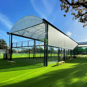 Cancha de Pádel con Techo <span class=keywords><strong>Exterior</strong></span> Personalizado Tipo Panorámico, Equipamiento Deportivo para Pádel, Gran Venta - Product Image 5