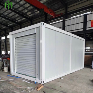 Porta Avvolgibile a Rullo, Garage Prefabbricato in Acciaio Portatile, Casa Container Mobile Moderna da 20 Piedi - Product Image 2