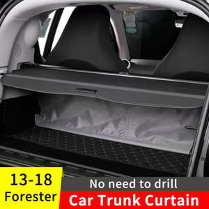 Powerty Compatible with Cargo Cover Subaru Crosstrek and Impreza 2018-2023 Accessories Rear Trunk Security Cover
