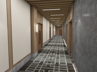 Tapis usine vente chaude laine et nylon Axminster imprimé mur à mur haute qualité luxe 5 étoiles hôtel couloir tapis