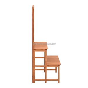 Support de rangement pour pots de fleurs, treillis de jardin, étagère de présentation pour plantes, support en bois pour plantes d'extérieur, décoration de jardin - Product Image 4