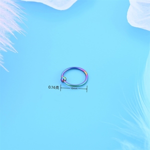 Boucles d'oreilles en forme de boule Pa/Bcr pour le commerce électronique international, accessoires de piercing corporel, anneaux de lèvres, nez, poitrine, etc. - Product Image 2