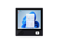 Computadora Industrial con Pantalla Táctil de 10.4 Pulgadas, Lector RFID NFC y Escáner QR, Resistente al Agua, con Puertos Seriales para Terminal Punto de Venta