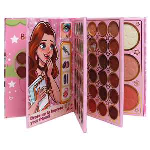 Estuche de Paleta de Sombras de Ojos, Maquillaje al por Mayor, Sombras de Ojos Brillantes, Set de Maquillaje Profesional, <span class=keywords><strong>Libro</strong></span> de Maquillaje para <span class=keywords><strong>Chicas</strong></span> - Product Image 1