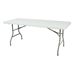 Chất Lượng Cao Nhựa Bảng 6ft Trắng Hình Chữ Nhật Nhựa Đồ Nội Thất Ngoài Trời Gấp Tiệc Vườn Ăn Uống Tổ Chức Sự Kiện Gấp Bảng - Product Image 3