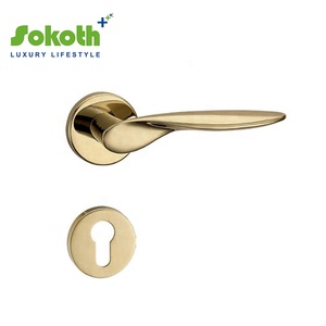 Mô Hình Phổ Biến Châu Âu Của Pvd Hợp Kim Kẽm Khóa Cửa Xử Lý - Product Image 3