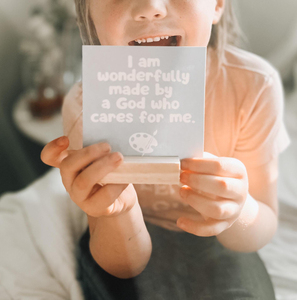 Carte di affermazione delle scritture per bambini con supporto con schede di memoria in versi della bibbia per bambini - Product Image 1