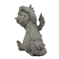 Statue de dragon de jardin en résine, figurines de jardin zen pour la décoration extérieure et de bureau, statuette de dragon à motifs animaliers