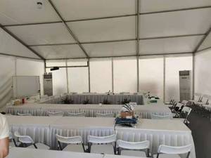 12x20m 12x25m tente industrielle mariage <span class=keywords><strong>barnum</strong></span> dôme géodésique bâche transparente et bâche grise tente d'entrepôt tente de camping - Product Image 6