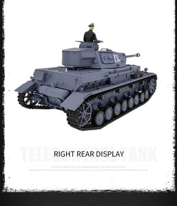 Henglong 3859-1 Char allemand <span class=keywords><strong>IV</strong></span> F2 1/16 <span class=keywords><strong>Panzer</strong></span> <span class=keywords><strong>IV</strong></span> F2 Type Modèle de char RC 2.4Ghz IR+BB Jouets télécommandés DIY - Product Image 2
