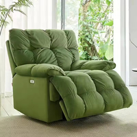 Canapé-lit convertible multifonctionnel moderne haut de gamme avec revêtement en tissu, fauteuil inclinable et lit à bascule pour salon et chambre à coucher