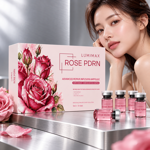 เอสเซนส์บำรุงผิวหน้า PDRN กุหลาบ ขายส่ง ขนาด 5 มล. x 10 ขวด เซรั่มเติมความชุ่มชื้น รับผลิตแบบ OEM ODM แบรนด์ส่วนตัว บรรจุภัณฑ์ตามสั่ง ผู้จัดจำหน่าย - Product Image 5