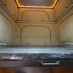 Tùy chỉnh offroad Gia Đình Du lịch Trailer OEM Pop Up Top Camper Trailer lai Caravan Nhôm Xe tải tán - Product Image 5