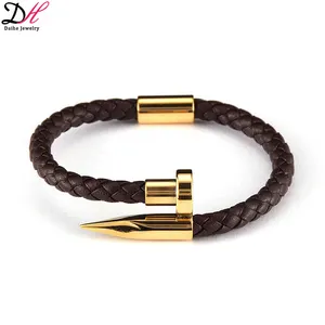 Bracelet arabe en titane et acier inoxydable pour hommes, accessoires pour hommes, vente en gros